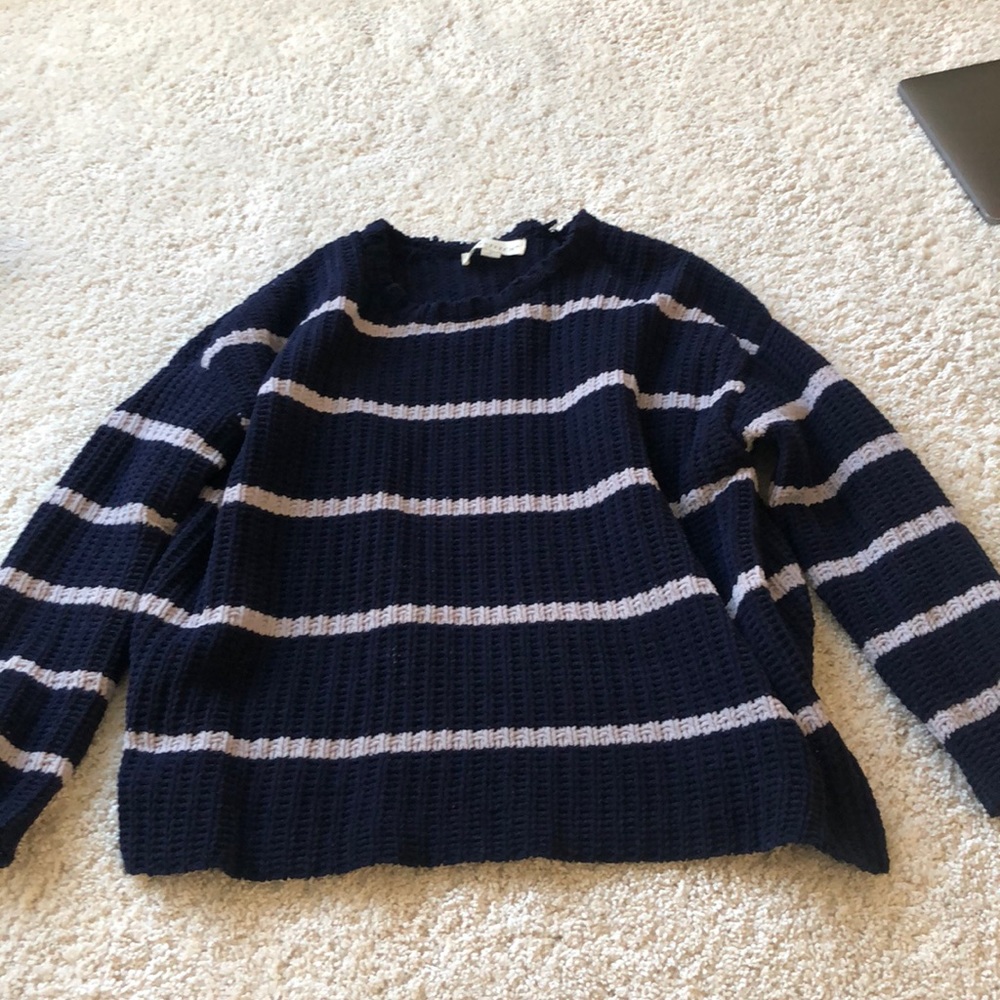 soft and comfortable striped sweater